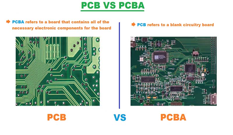 разница между PCB и PCBA