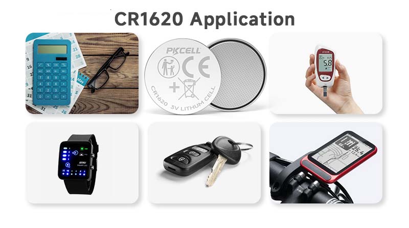 application of cr1620 for electronic devices