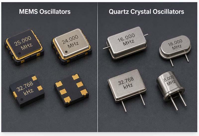 MEMS-генератор и кварцевый генератор